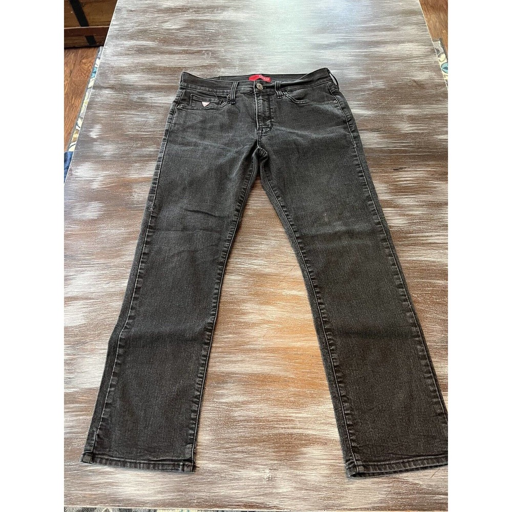 Guess Los Angeles Lincoln Slim Straight Jeans Size 34 Gray